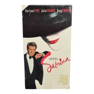 Sabrina 1996 VHS Harrison Ford Julia Ormond Paramount Classic Movie